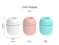 Portable Ultrasonic Humidifier USB Aroma Essential Oil Diffuser LED AO