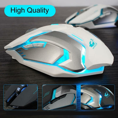 Ninja Dragon Stealth 7 Wireless Silent LED Gaming Mouse AO