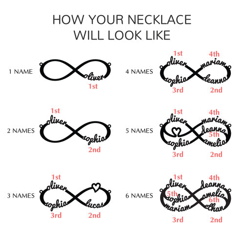 Mom Bracelet With Kids Names, Infinity Bracelet With Names,Mom Jewelry AO