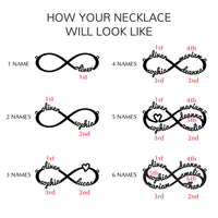 Mom Bracelet With Kids Names, Infinity Bracelet With Names,Mom Jewelry AO