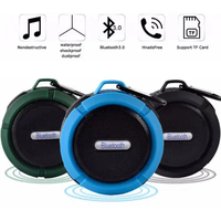 Mini Portable Waterproof Bluetooth Speaker with Suction Cup AO