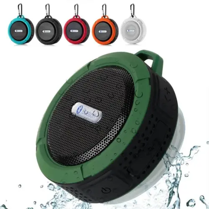 Mini Portable Waterproof Bluetooth Speaker with Suction Cup AO