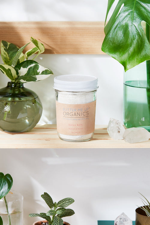 Detox bath epsom salt clay essential oil soak AO