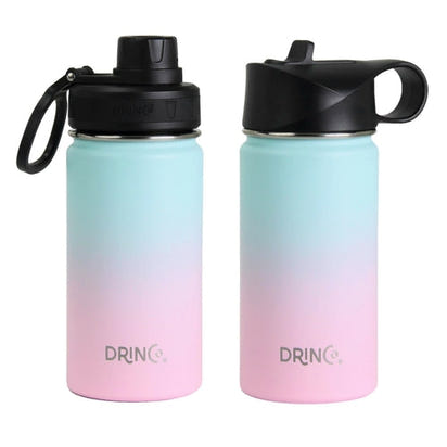DRINCO® 14oz Stainless Steel Sport Water Bottle - Macaron AO