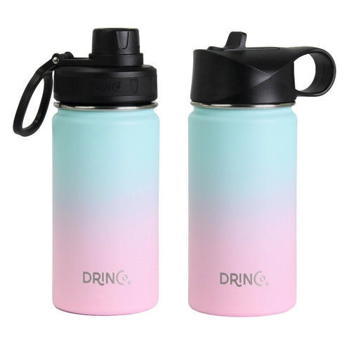 DRINCO® 14oz Stainless Steel Sport Water Bottle - Macaron AO