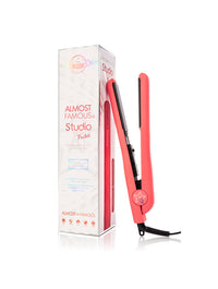 Almost Famous 1.25" Studio Series Flat Iron with Luxe Gemstone Plates AO
