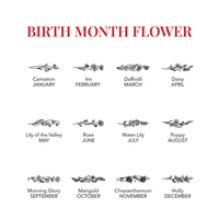 Birth Month Flowers Ring, Family Floral Ring, Gift for Mom,Mother Ring AO