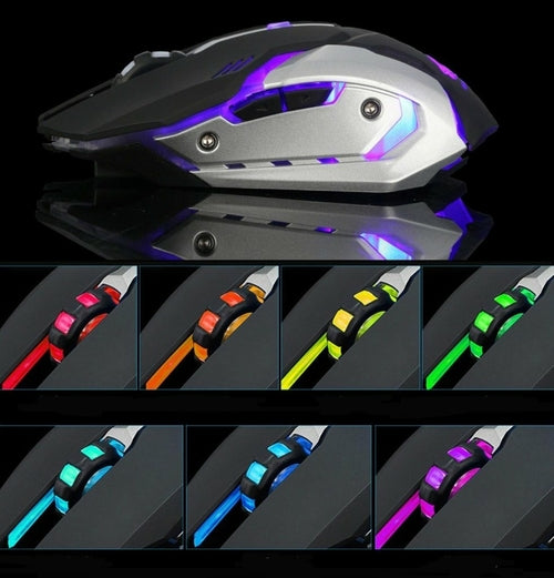 Ninja Dragon Stealth 7 Wireless Silent LED Gaming Mouse AO