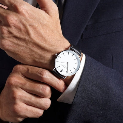 Handwriting Gifts for Groom, Engraved Watch for Men AO