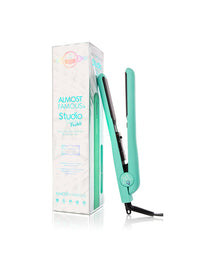 Almost Famous 1.25" Studio Series Flat Iron with Luxe Gemstone Plates AO