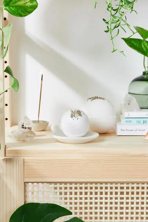 Organic Bath Bomb Calm Bomb- TWO SIZES lavender AO