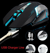 Ninja Dragon Stealth 7 Wireless Silent LED Gaming Mouse AO