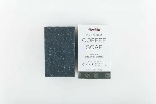 Activated Charcoal - Premium Coffee Soap Bar AO
