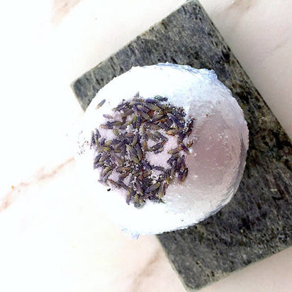 Organic Bath Bomb Calm Bomb- TWO SIZES lavender AO
