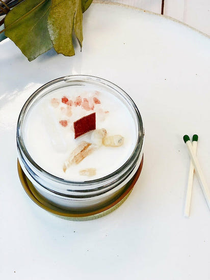 Space Clearing Candle/ Intention Candle / Organic Soy Candle / Candle AO