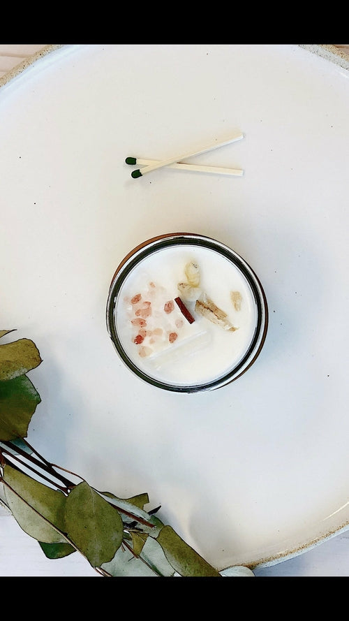 Space Clearing Candle/ Intention Candle / Organic Soy Candle / Candle AO