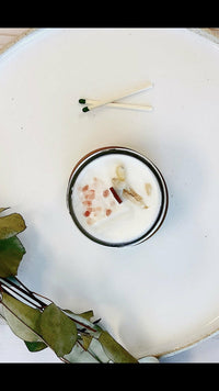 Space Clearing Candle/ Intention Candle / Organic Soy Candle / Candle AO