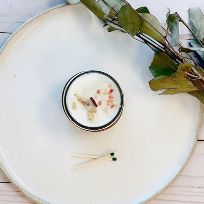 Space Clearing Candle/ Intention Candle / Organic Soy Candle / Candle AO
