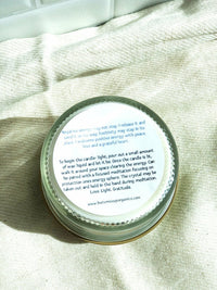 Space Clearing Candle/ Intention Candle / Organic Soy Candle / Candle AO